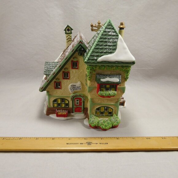 Dept 56 The Glacier Gazette North Pole Series Christmas Village House 1997 - Picture 8 of 11
